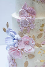 Load image into Gallery viewer, Coloured Bas Relief Wedding Cake
