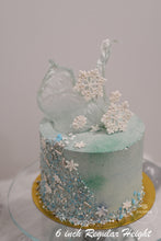 Load image into Gallery viewer, Let It Snow Cake (Frozen Inspired)
