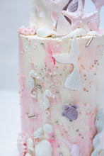 Load image into Gallery viewer, Pink Mermaid under the sea Cake