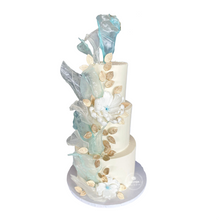 Load image into Gallery viewer, Modern Translucence Wedding Cake