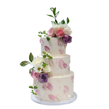 Load image into Gallery viewer, Vibrant Petals Wedding Cake