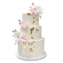 Load image into Gallery viewer, Classic Floral Wedding Cake