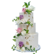 Load image into Gallery viewer, Classic Floral Wedding Cake
