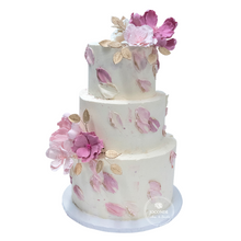 Load image into Gallery viewer, Vibrant Petals Wedding Cake