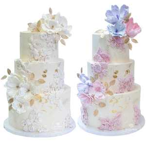 Bas Relief Wedding Cake