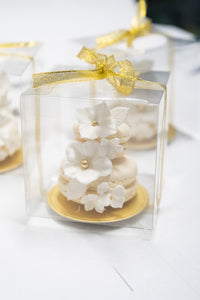 Decorated Tiered Macaron Box- Wedding Favor