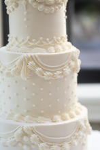 Load image into Gallery viewer, Piped Lambeth Wedding Cake
