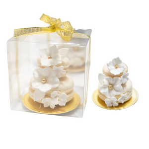 Decorated Tiered Macaron Box- Wedding Favor