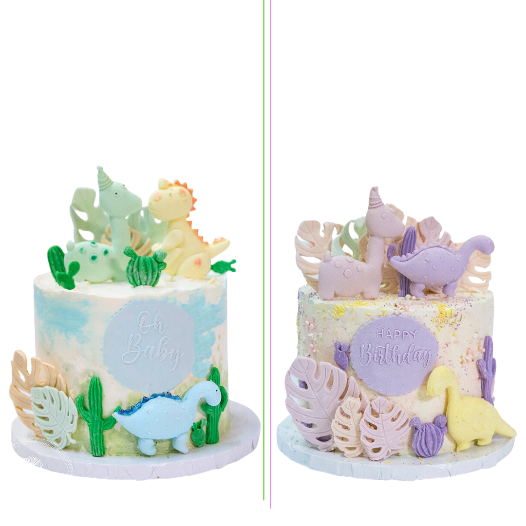 Cute Dinosaur Cake Ideas for Girls - A Pretty Celebration