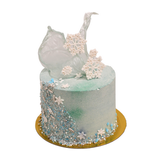 Let It Snow Cake (Frozen Inspired)