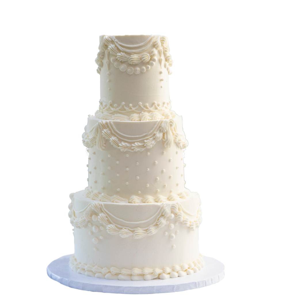 Piped Lambeth Wedding Cake