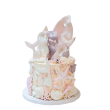 Load image into Gallery viewer, Pink Mermaid under the sea Cake
