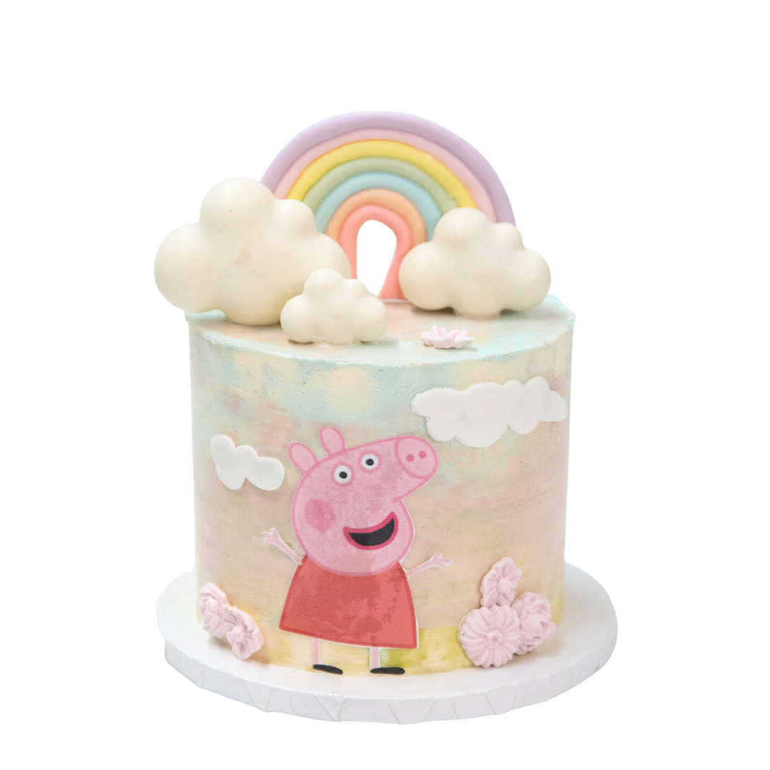 Peppa Pig Birthday Cake Joconde Cakes Sweets