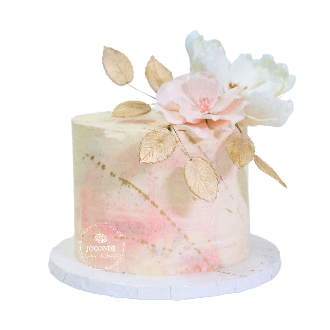 Floral Rosette Cake - Last Minute Cakes Singapore/Same-day Delivery SG -  River Ash Bakery