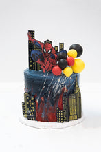 Load image into Gallery viewer, Spider Man Birthday Cake
