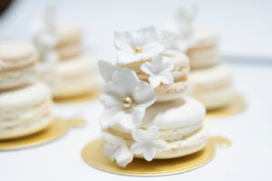 Decorated Tiered Macaron Box- Wedding Favor