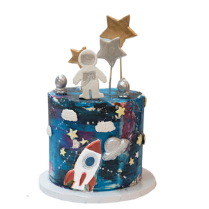 Outer Space Theme Cupcake Toppers – Edible Cake Toppers