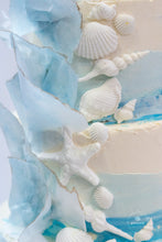 Load image into Gallery viewer, Seaside Hues Wedding Cake
