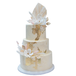 24 Karat Boho Chic Wedding Cake