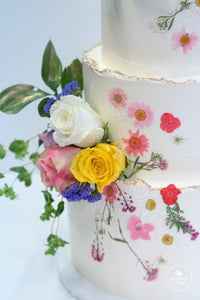 Eternal Blooms Wedding Cake