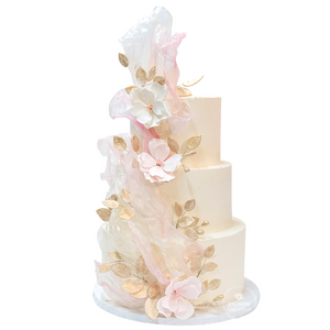 Modern Translucence Wedding Cake