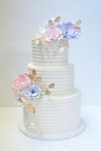 Load image into Gallery viewer, Ribbon Buttercream Wedding Cake
