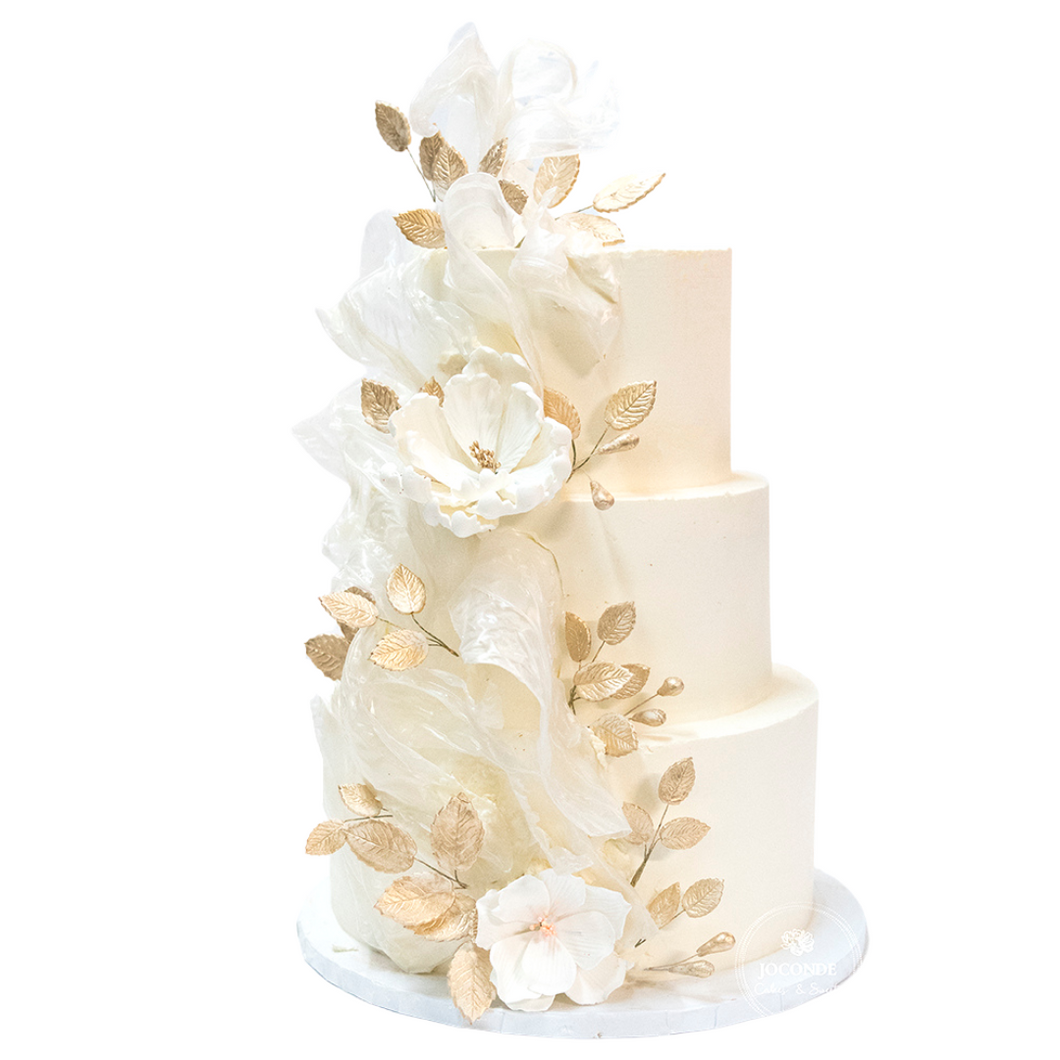 Wedding Cake - Simply Aggie's, Smooth 3 - Aggie's Bakery & Cake Shop