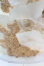 Load image into Gallery viewer, Vintage Rose Wedding Cake
