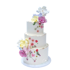 Eternal Blooms Wedding Cake