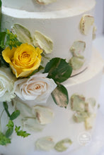 Load image into Gallery viewer, Vibrant Petals Wedding Cake
