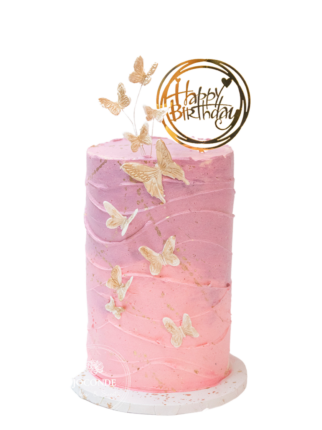 Ombre Butterfly Cake