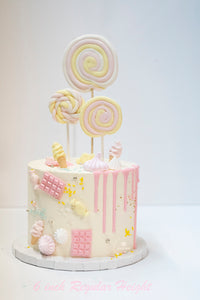 Candyland lollipop cake